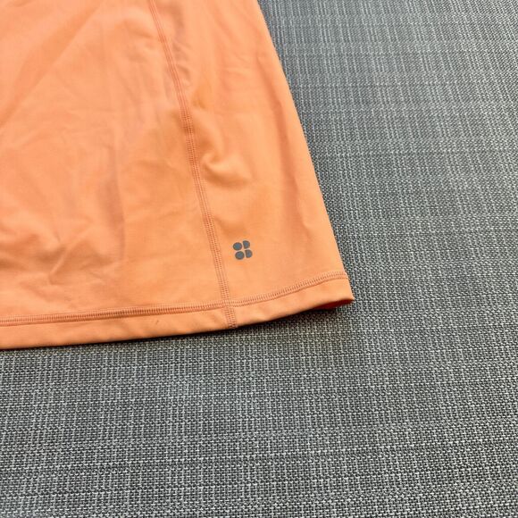 Sweaty Betty Dress Womens 12 Power Workout Inner Shorts Orange Removable Cups - Picture 3 of 13